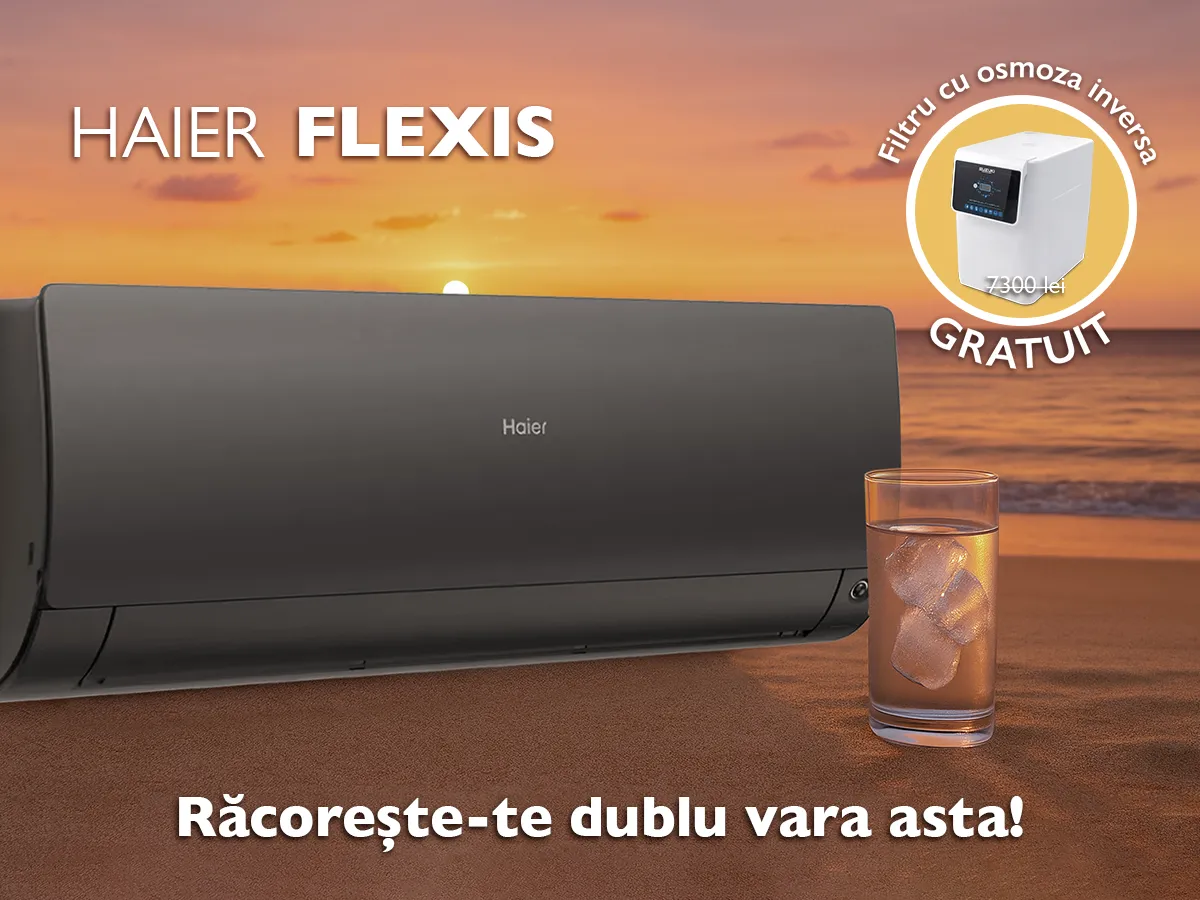 Conditioner HAIER FLEXIS Plus DC Inverter Super Match AS50S2SF1FA-BH-1U50S2SJ2FA (black matt)