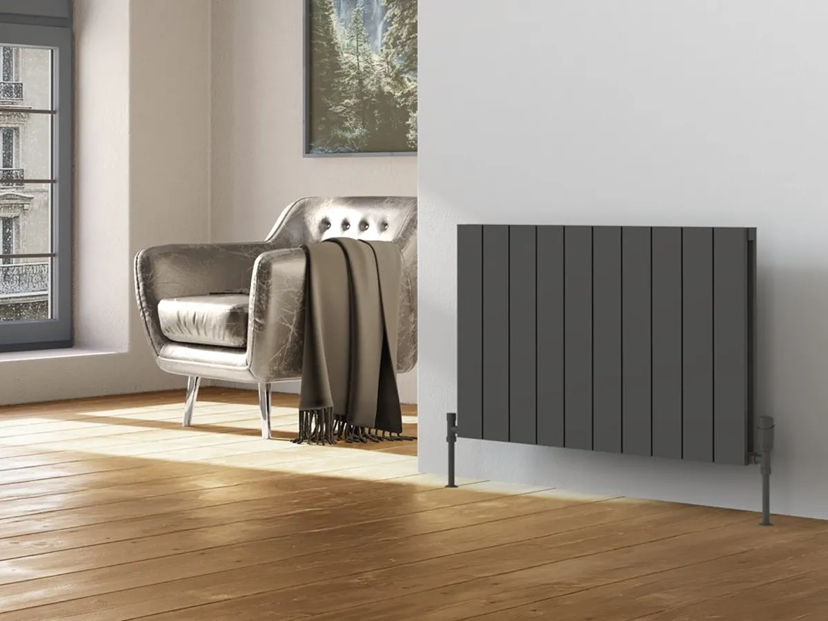 Calorifer decorativ  LOJIMAX colecția KALSEDON DOUBLE 500x1040 mm, Antracit
