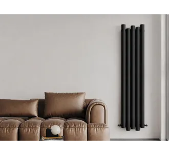 Calorifer decorativ CARISA, colecția MOTION, 1800x310 mm, NEGRU