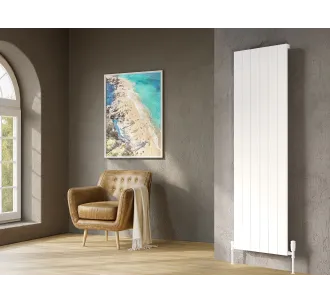 Calorifer decorativ LOJIMAX colecția KALSEDON 1600x470 mm, Alb
