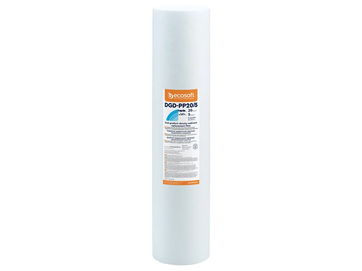 Cartus dublu din polipropilena ECOSOFT 4,5X20, 20-5 MKM (CPV4520205ECO)