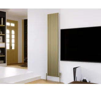 Calorifer decorativ LOJIMAX colecția BAMBOO 1800x479 mm, Bronze Light Anodising