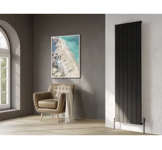 Calorifere decorativ LOJIMAX, colectia KALSEDON negru mat