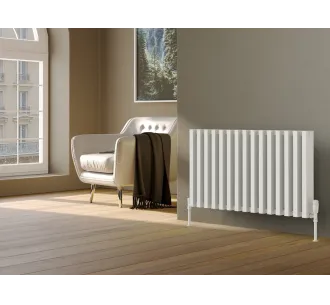 Дизайнерский радиатор LOJIMAX коллекция AMETIST 300x1208 мм, Белый 