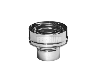 Trecere cos de fum de la izolat la ne izolat FERRUM d.180-280 mm (inox 430/0,5 mm)