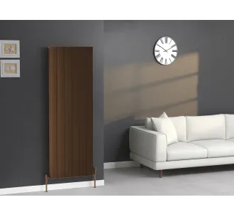 Calorifer decorativ  LOJIMAX colecția KALSEDON DOUBLE 1600x470 mm, BRONZE SATIN