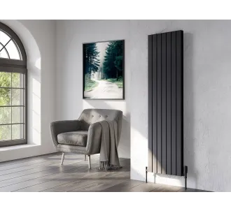 Calorifer decorativ LOJIMAX colecția ROYAL DOUBLE 1600x366 mm, Negru