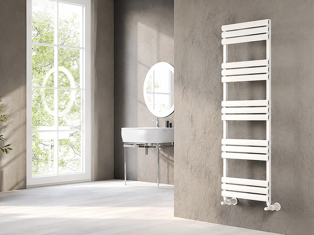 Uscător de prosoape de design LOJIMAX colecția TALIA 1550x500 mm, Alb
