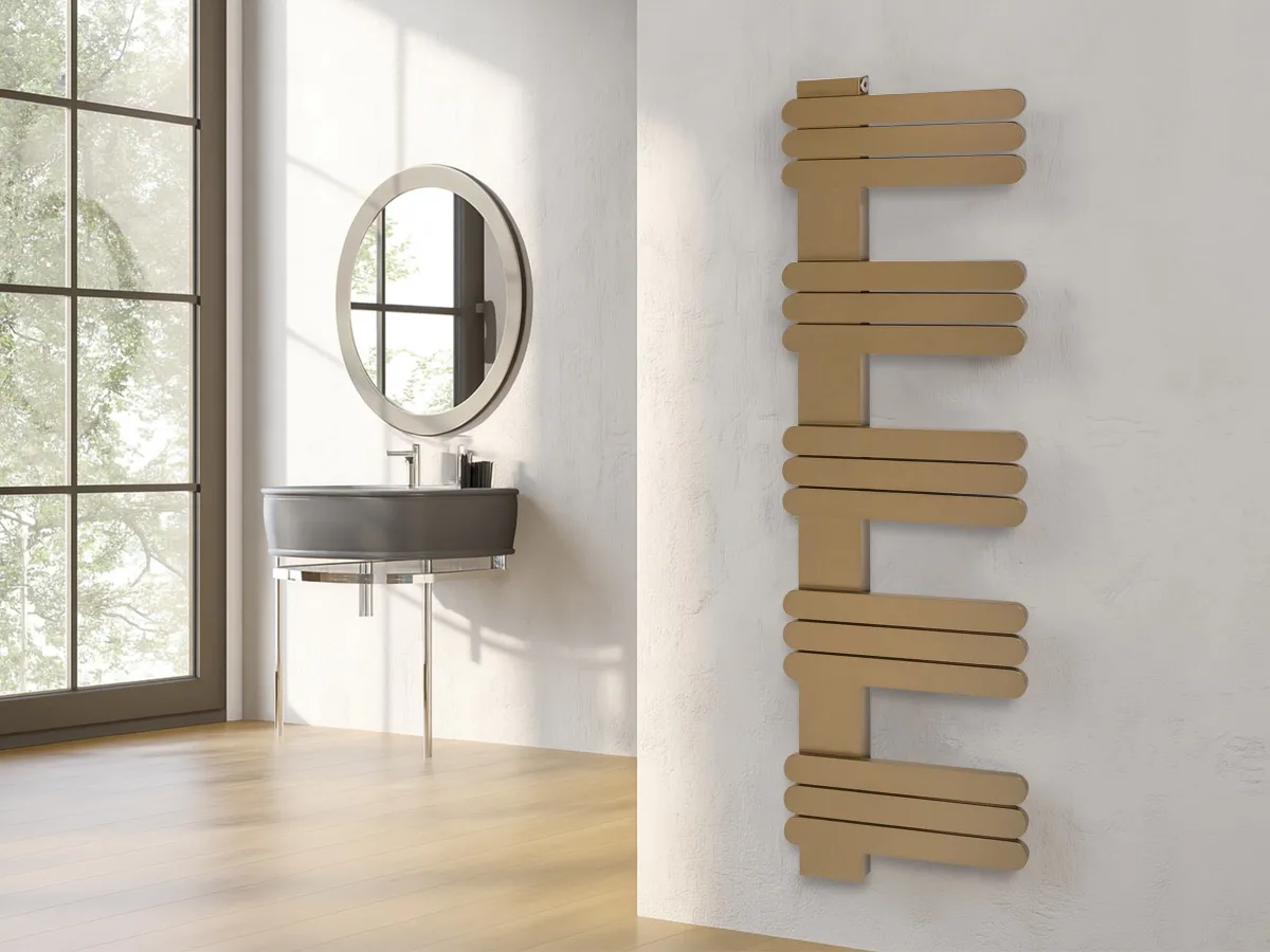 Uscător de prosoape de design LOJIMAX colecția NUMMO 1120x500 mm, MY-512