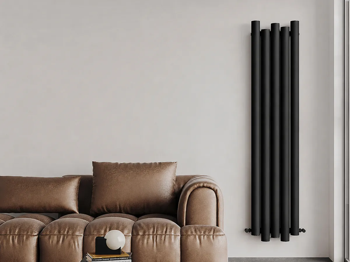 Calorifer decorativ CARISA, colecția MOTION, 1800x310 mm, NEGRU