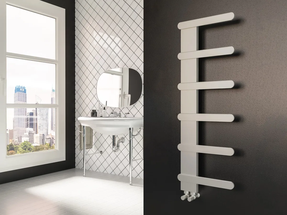 Uscator de prosoape decorativ LOJIMAX, colectie NUMMO STYLE Lemon luciu