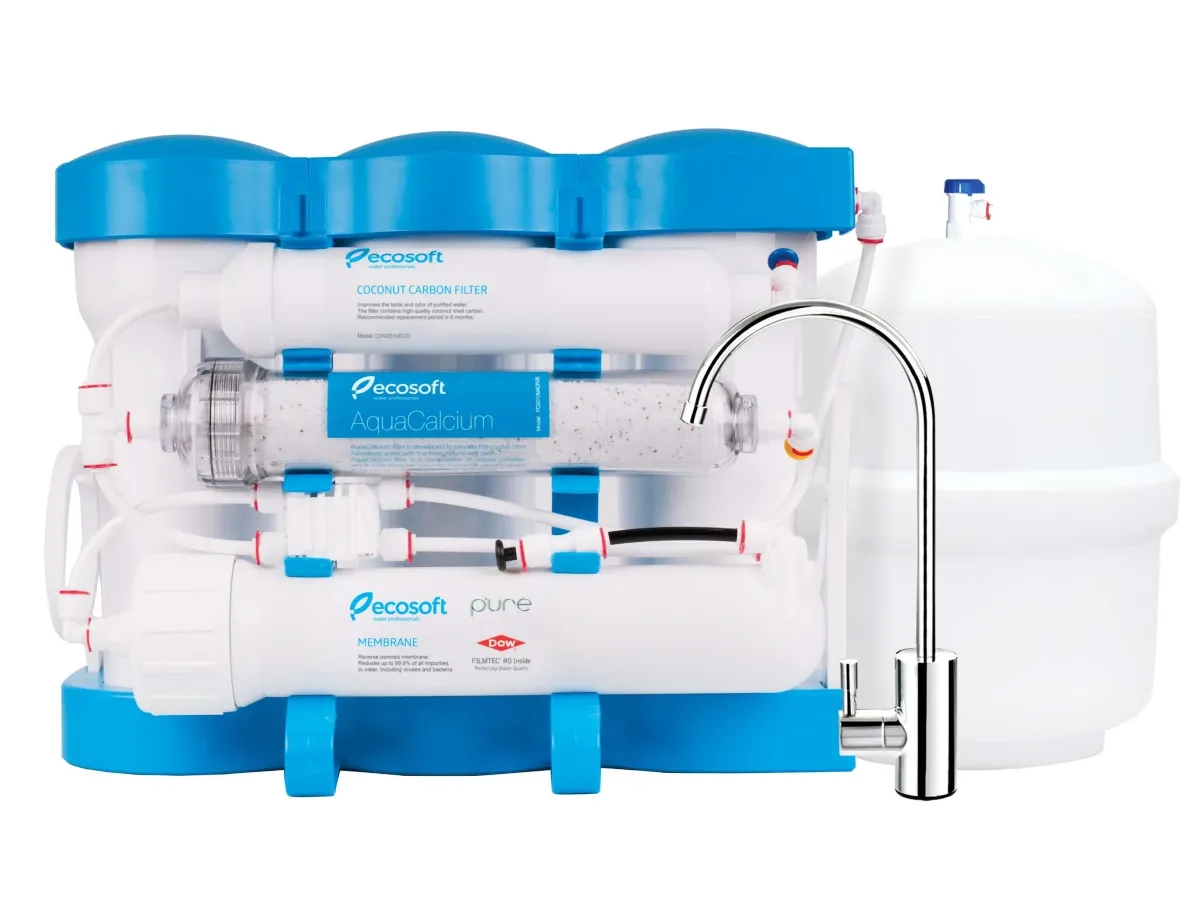 Фильтр обратного осмоса 6-50 ECOSOFT PURE AQUACALCIUM комплект с минерализатором