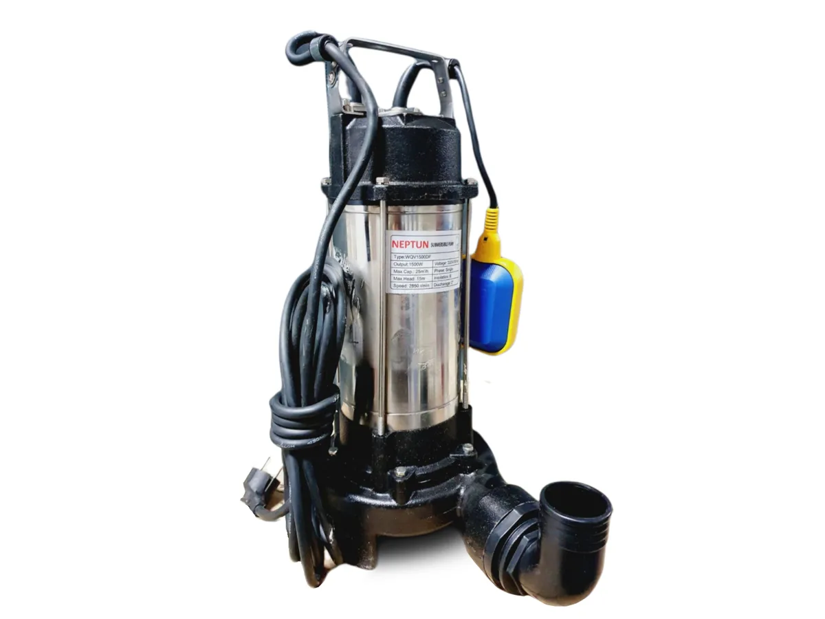 Pompa de drenaj Neptun V1500DF cu tocator si cutite