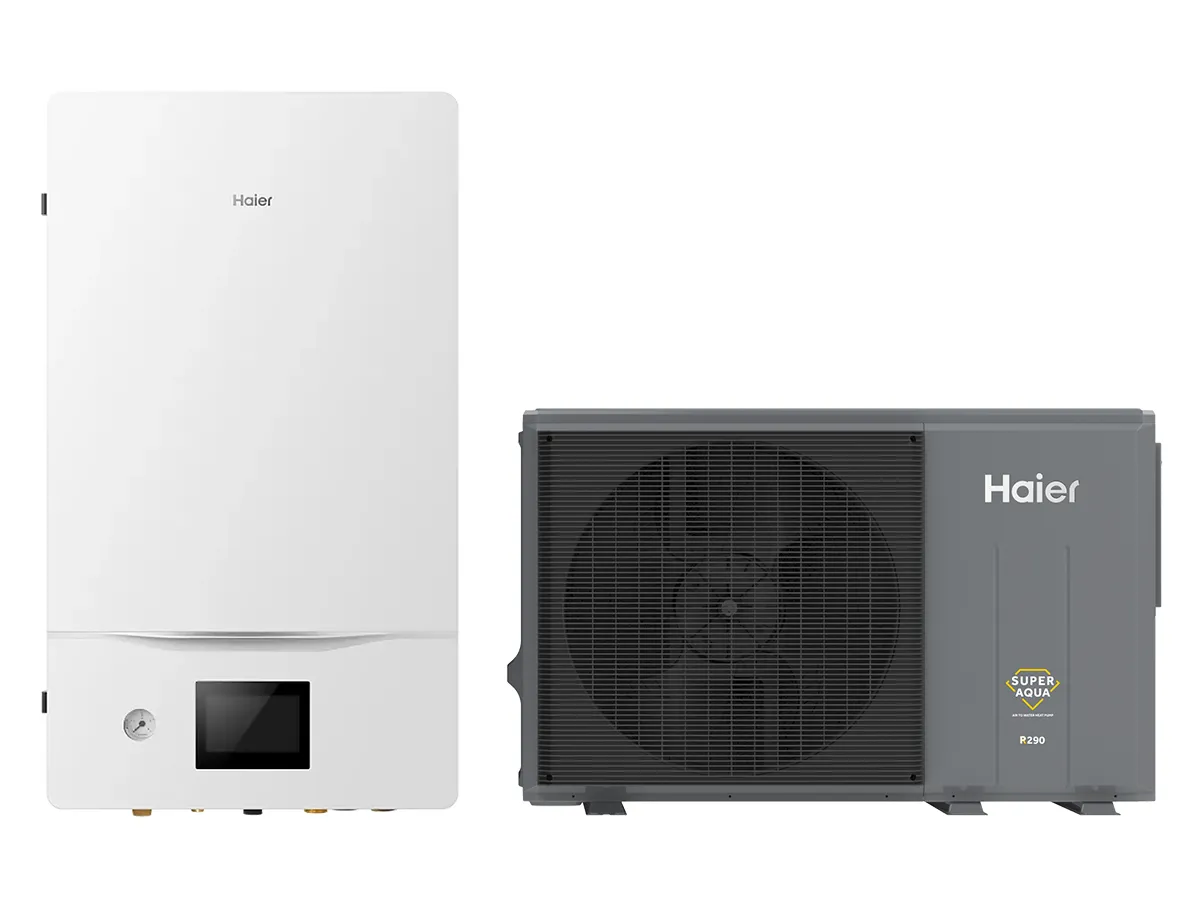 Pompă de căldură Haier SUPER AQUA Hydro Split GT R290, 4 kW, 1Ph, AW042HUGHA + HU102WAHYB