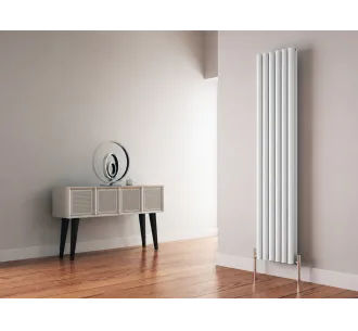Radiator de design CARISA, colecția TALLIS DOUBLE, 1800x410 mm, ALB