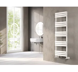 Uscător de prosoape de design LOJIMAX colecția TALIA 1550x500 mm, Alb