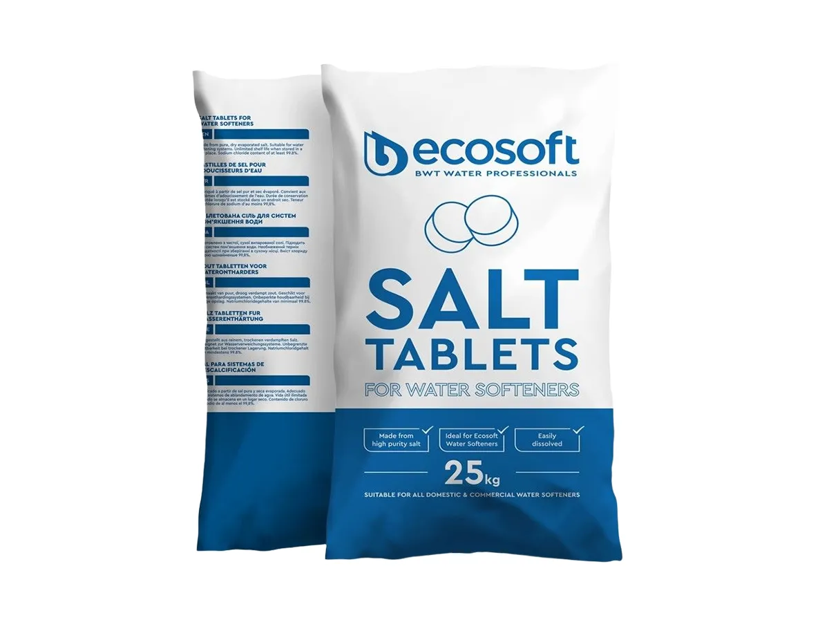 Соль таблетированная ECOSIL, мешок 25 kg