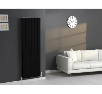 Calorifer decorativ  LOJIMAX colecția KALSEDON DOUBLE 1800x470 mm, Negru