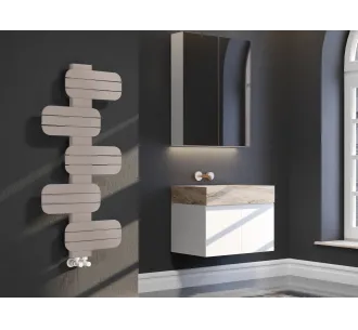 Uscător de prosoape de design LOJIMAX colecția BAMITO 1070x500 mm, Kiwi