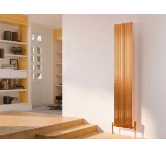 Дизайнерский радиатор LOJIMAX коллекция BAMBOO 1800x359 мм, Copper Matt Anodising