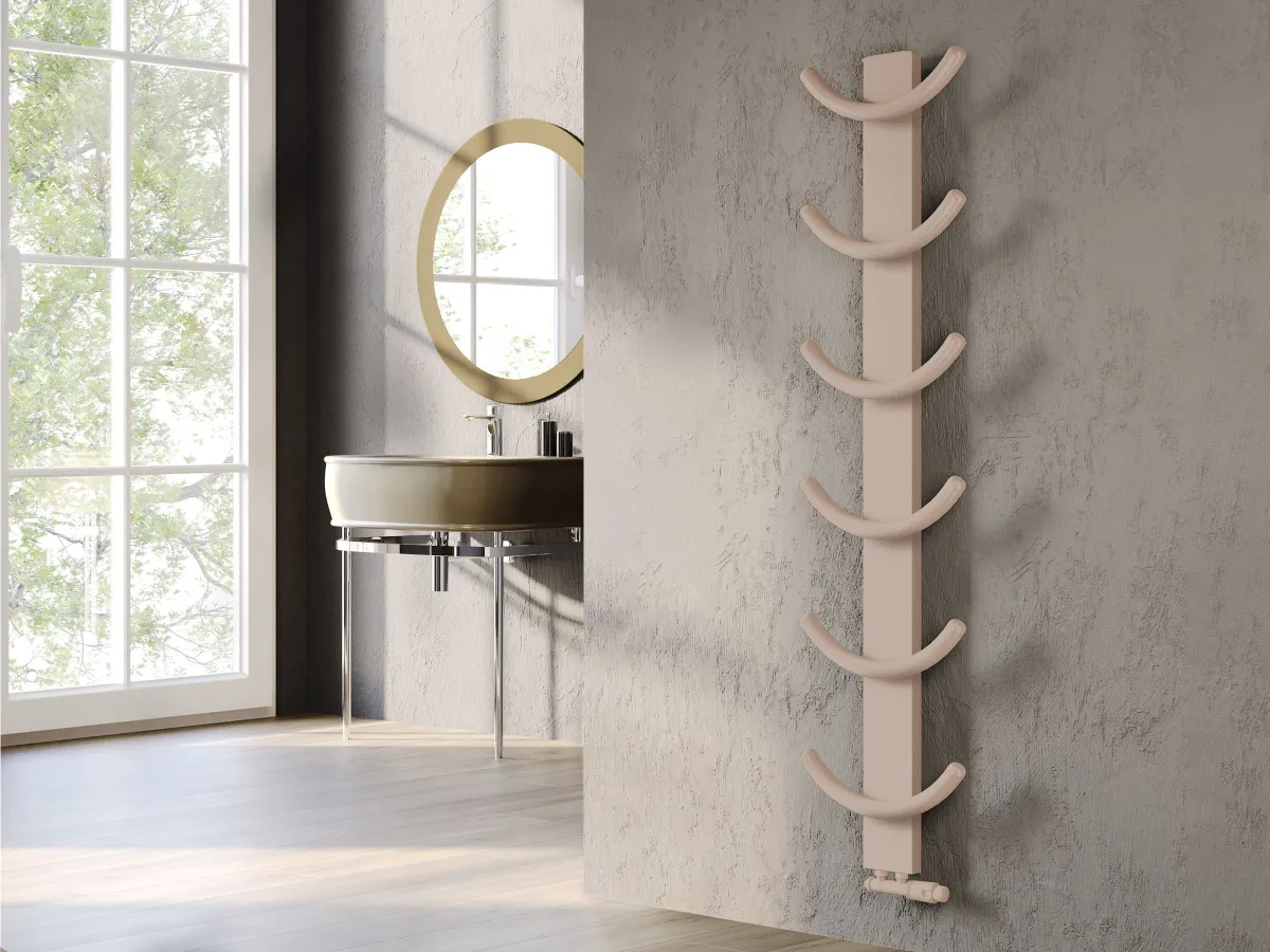 Uscător de prosoape de design LOJIMAX colecția OXY 1000x400 mm, Kiwi