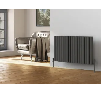 Calorifer decorativ LOJIMAX colecția BELLA DOUBLE 500x1053 mm, Antracit