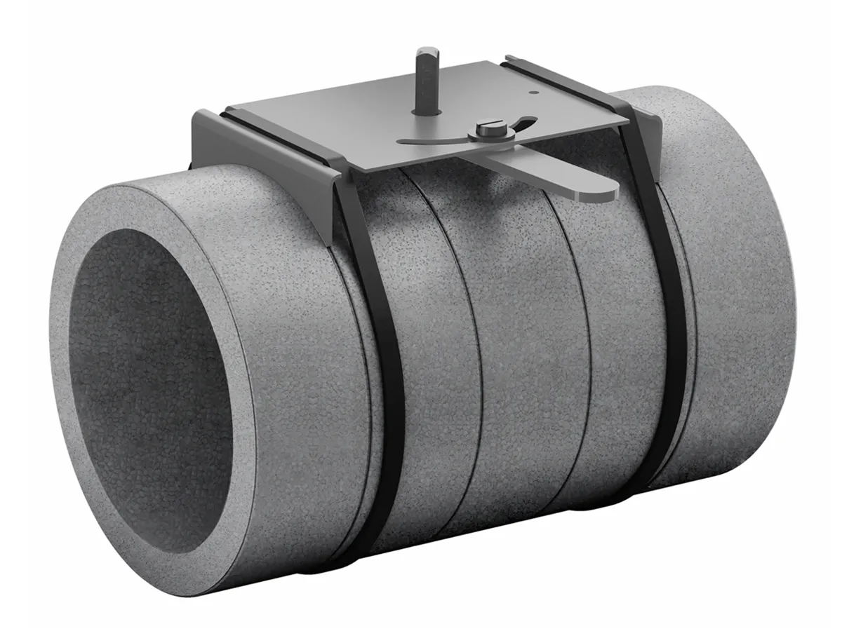 Obturator izolat Heatpex ARIA ADURO Ø125 mm pentru ventilație