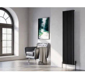 Calorifer decorativ LOJIMAX colecția ALBITE 1800x380 mm, Negru