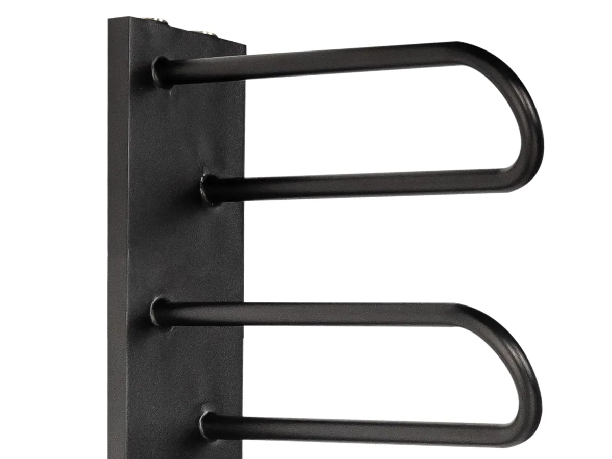 Uscător de prosoape de design LOJIMAX colecția PRUSIAS 1600x400 mm, Negru