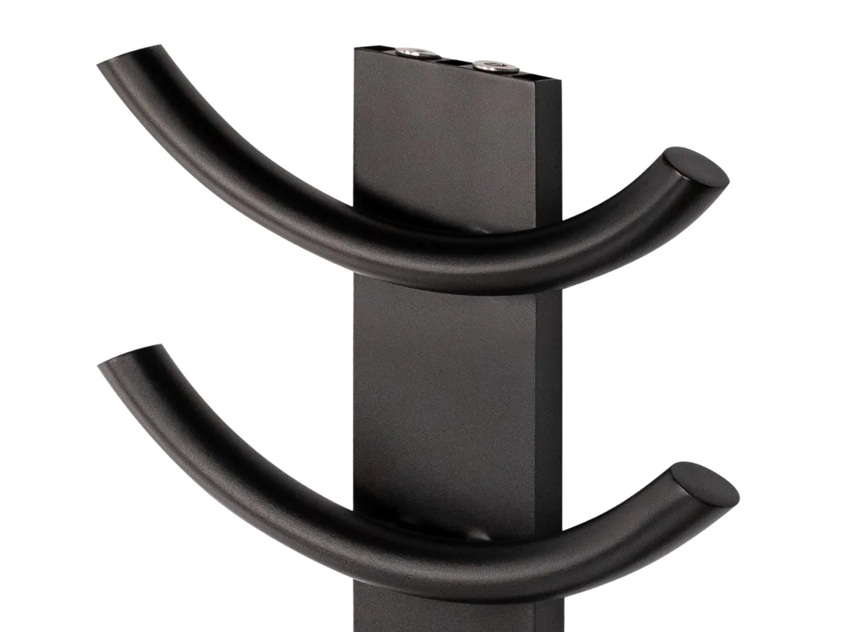 Uscător de prosoape de design LOJIMAX colecția OXY 1540x400 mm, Negru