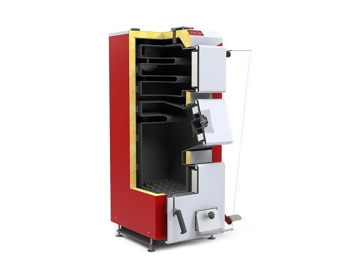 Cazan pe combustibil solid cu incarcare manuala DEFRO AGRO 9 kW