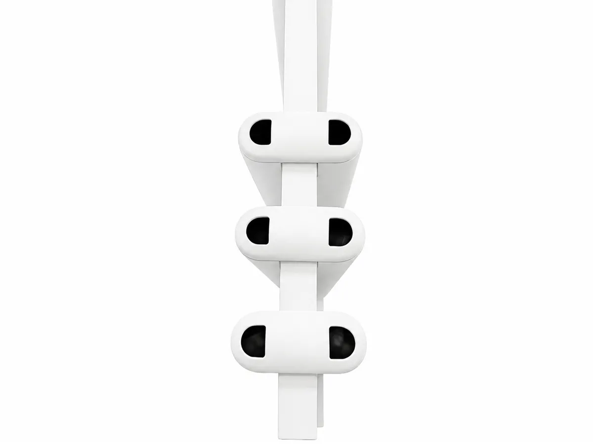 Uscător de prosoape de design LOJIMAX colecția VERO 1000x500 mm, Alb