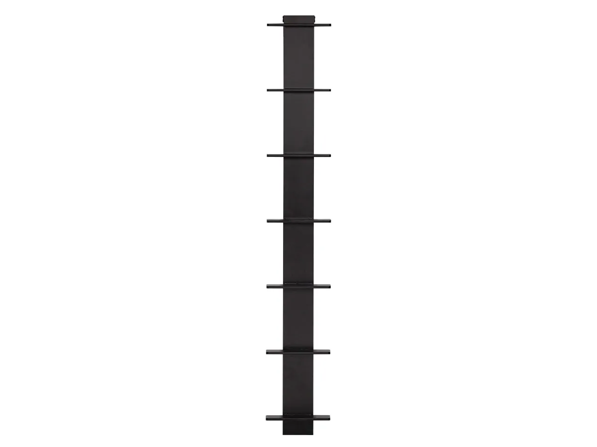 Uscător de prosoape de design LOJIMAX colecția CARETTA 1675x250 mm, Negru