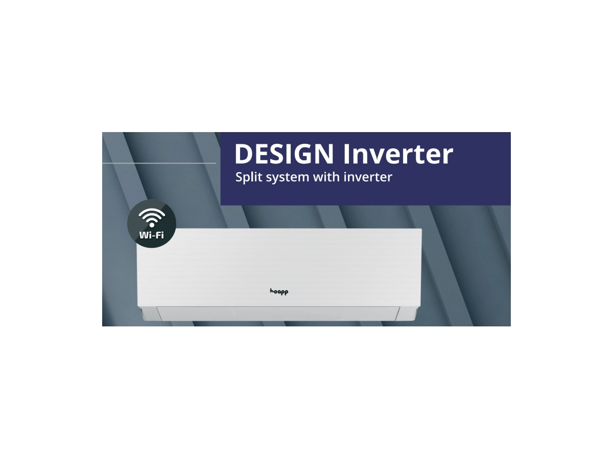 Кондиционер HOAPP DESIGN Inverter R32 HSZ-EF55VAN/HUZ-EF55VA 18000 BTU