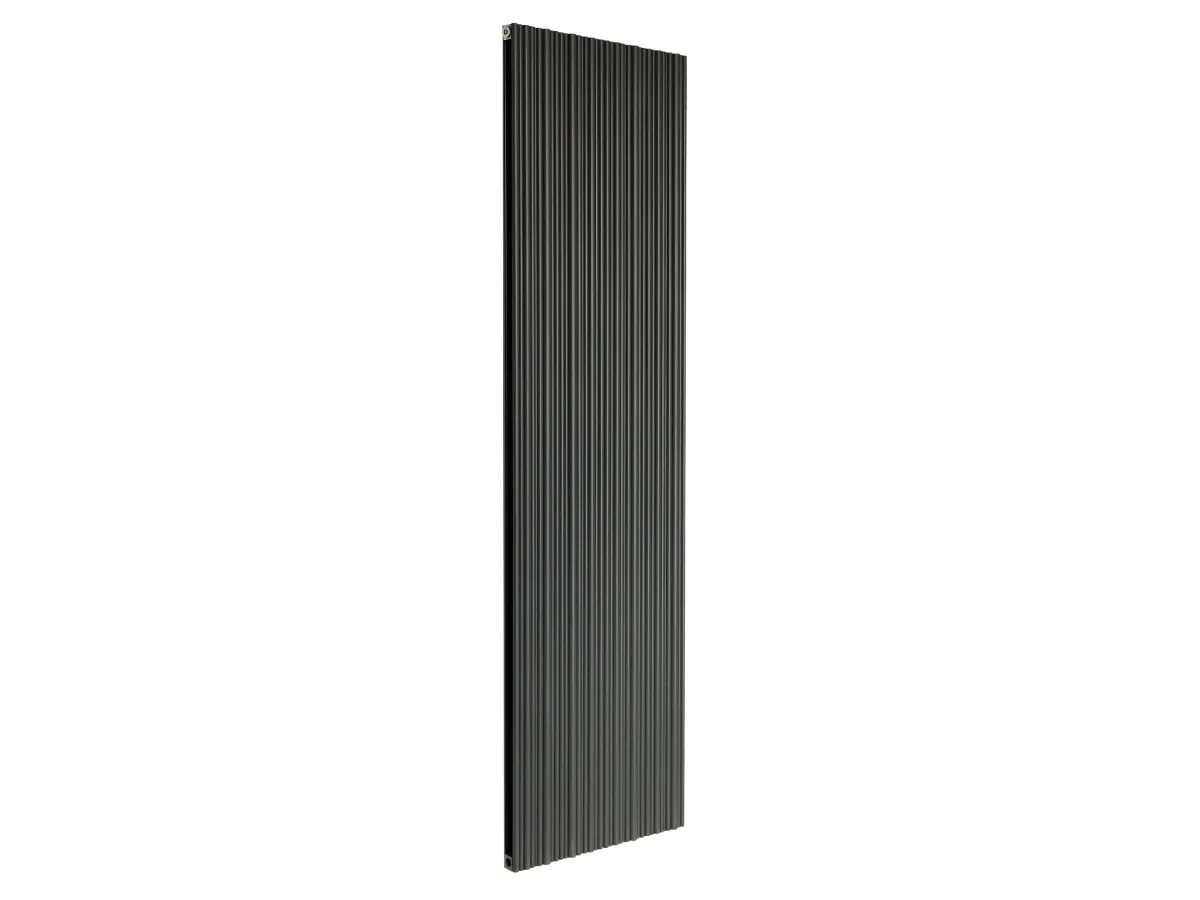 Дизайнерский радиатор LOJIMAX коллекция BAMBOO DOUBLE 1800x359 мм, Black Matt Anodising