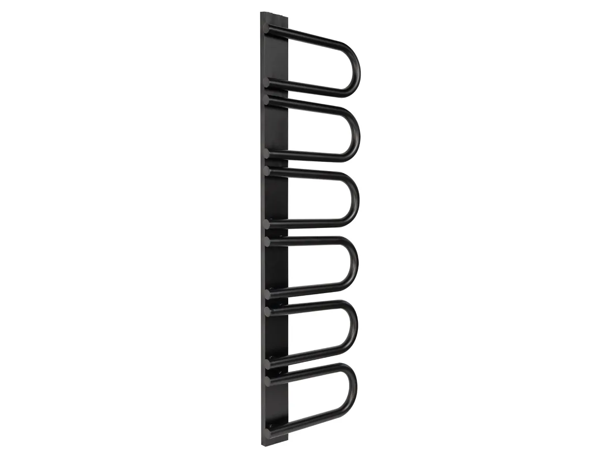 Uscător de prosoape de design LOJIMAX colecția PANA 1720x520 mm, Negru