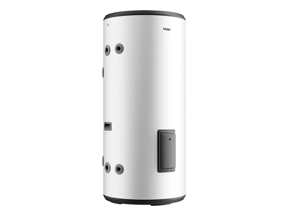 Boiler indirect Haier WT300V-SCA3E, 300 l, pentru pompă de căldură, serpentină mărită