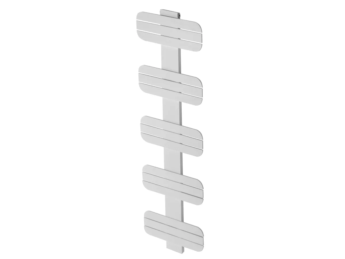Uscător de prosoape de design LOJIMAX colecția DOSIA 1450x500 mm, Alb