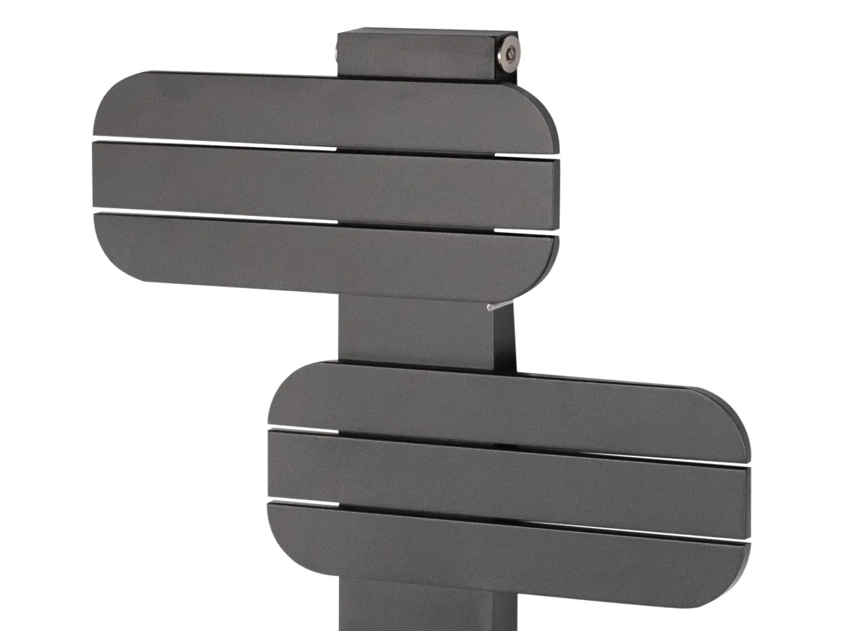 Uscator de prosoape decorativ LOJIMAX, colectie BAMITO Antracit mat