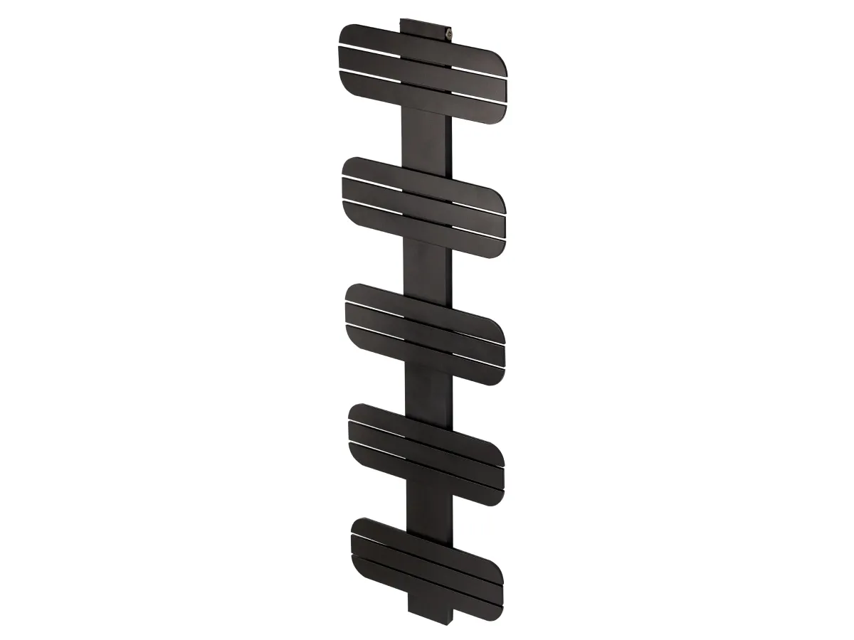 Uscător de prosoape de design LOJIMAX colecția DOSIA 1450x500 mm, Negru