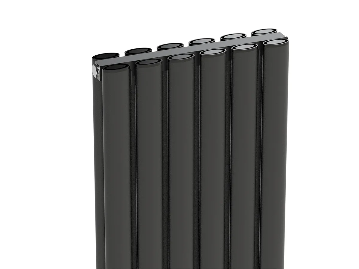 Radiator de design CARISA, colecția TALLIS DOUBLE, 1800x410 mm, ANTRACIT