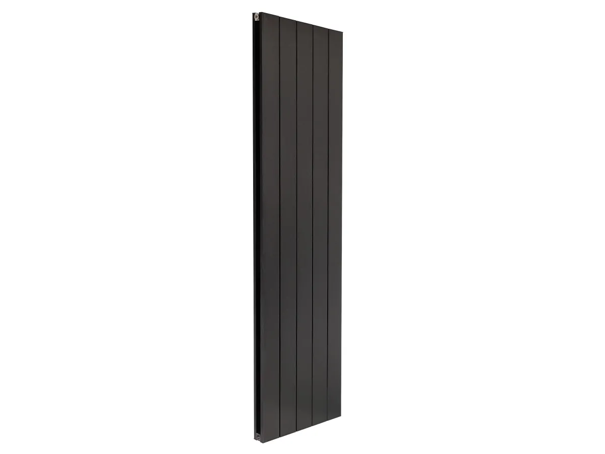 Calorifer decorativ  LOJIMAX colecția KALSEDON DOUBLE 1800x470 mm, BLACK SATIN