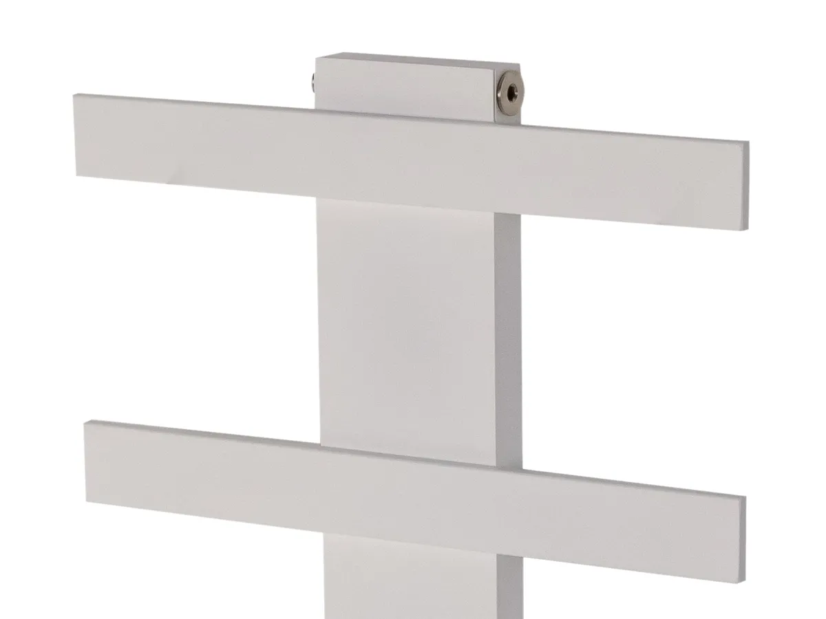 Uscător de prosoape de design LOJIMAX colecția ALBATROS STYLE 1540x450 mm, Alb
