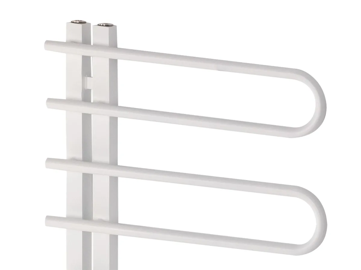 Uscător de prosoape de design LOJIMAX colecția CORTE 1600x500 mm, Alb