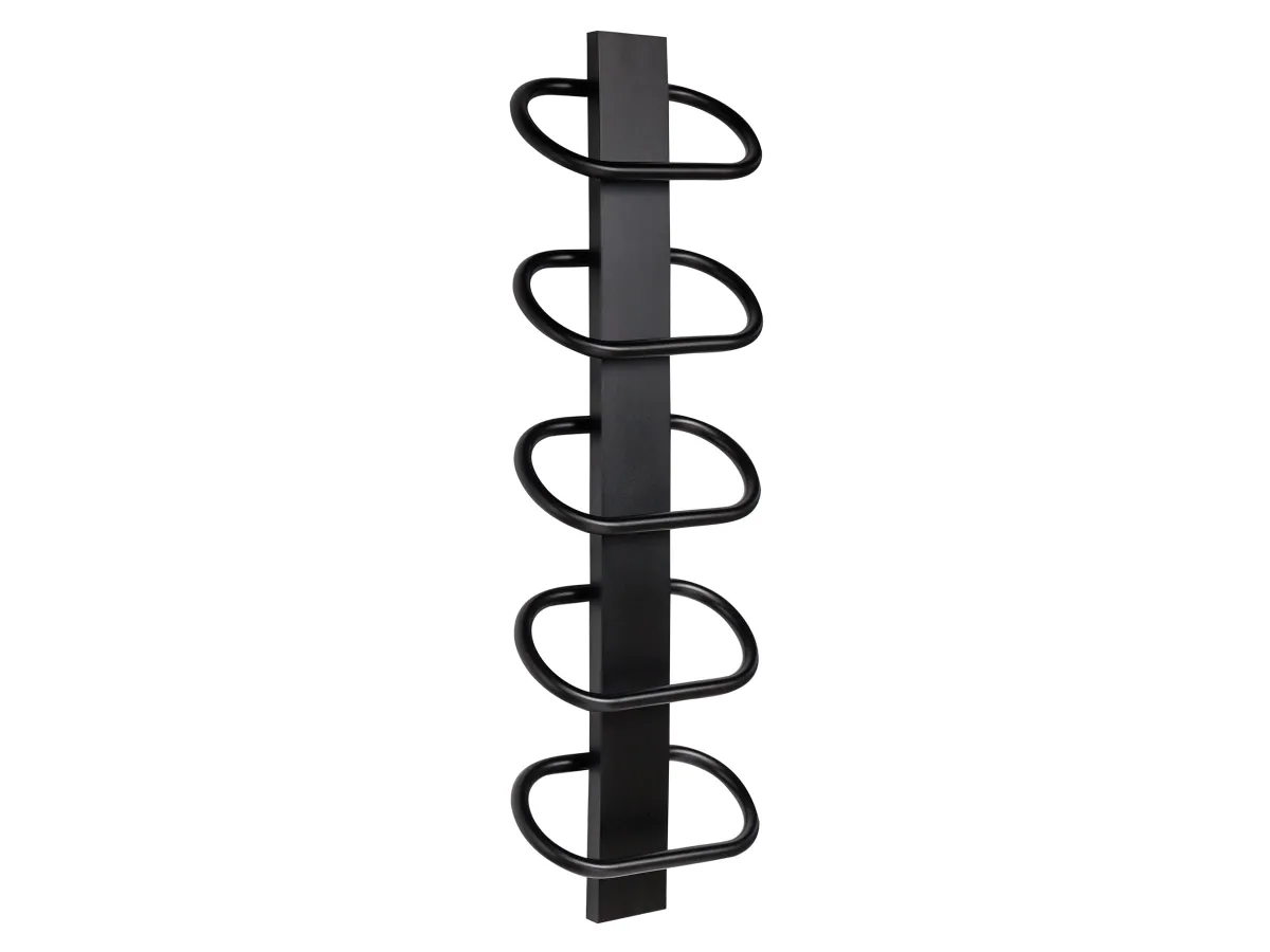 Uscator de prosoape decorativ LOJIMAX, colectie PEARL Negru mat