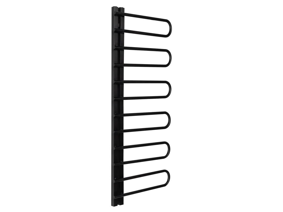 Uscator de prosoape decorativ LOJIMAX, colectie CORTE Negru mat