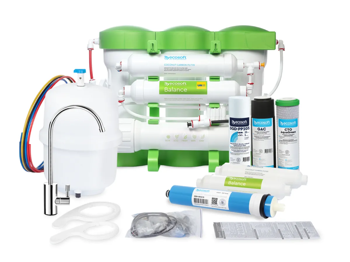 Sistem cu osmoza inversa ECOSOFT PURE BALANCE