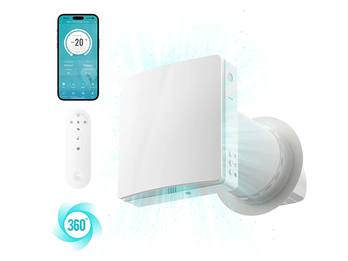 Recuperator de aer cu sistem de ventilație NEOVENT KNF 60 PAIR