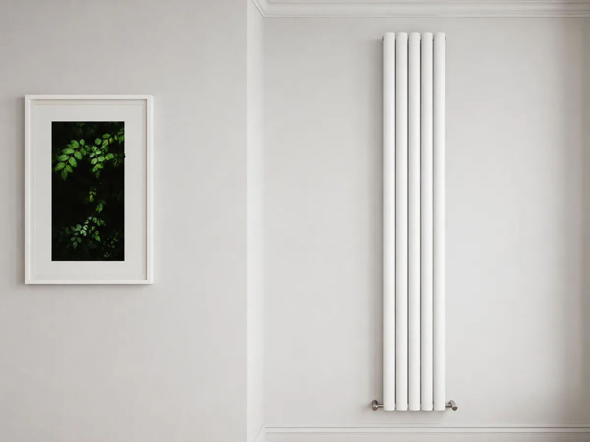 Radiator de design CARISA, colecția TALLIS DOUBLE, 1800x470 mm, ALB