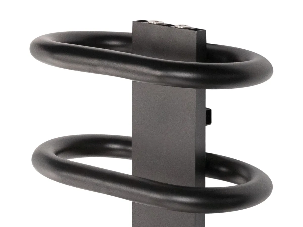 Uscator de prosoape decorativ LOJIMAX, colectie TEOS Antracit mat